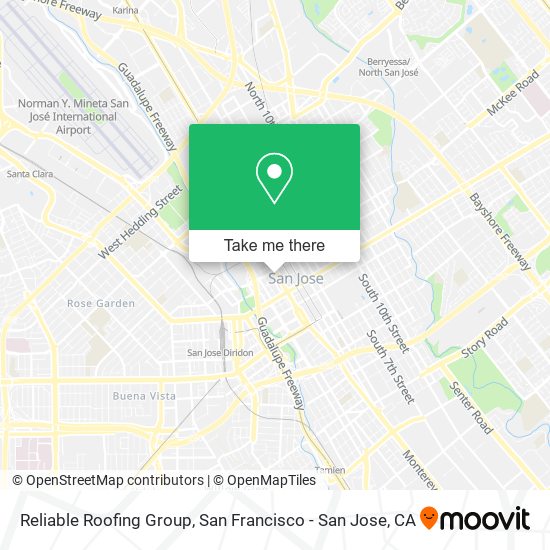 Mapa de Reliable Roofing Group