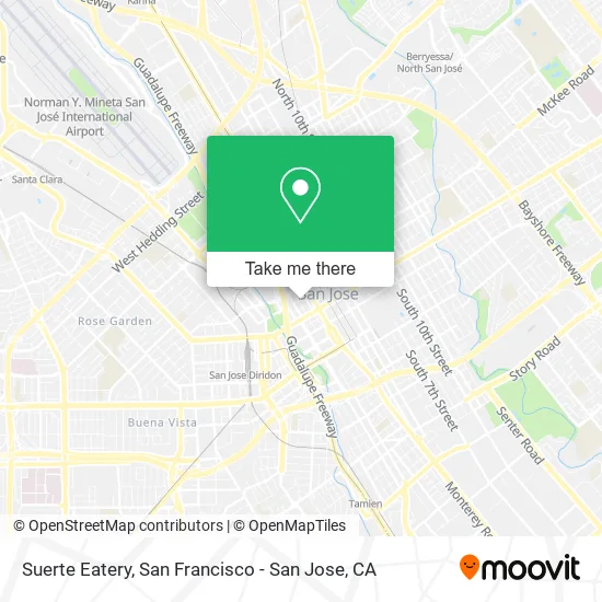 Mapa de Suerte Eatery