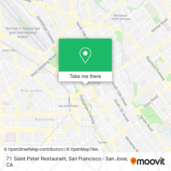Mapa de 71 Saint Peter Restaurant