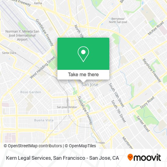 Kern Legal Services map