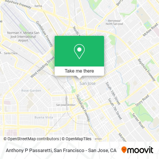 Anthony P Passaretti map