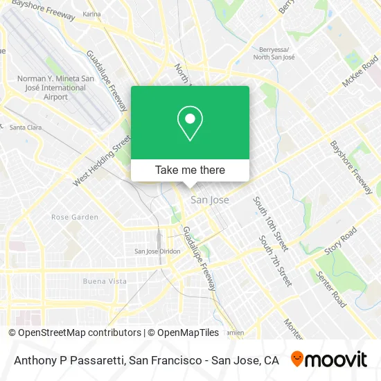 Mapa de Anthony P Passaretti