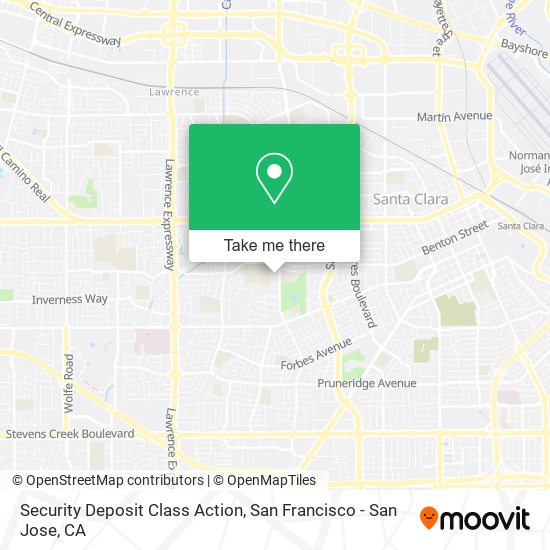 Mapa de Security Deposit Class Action