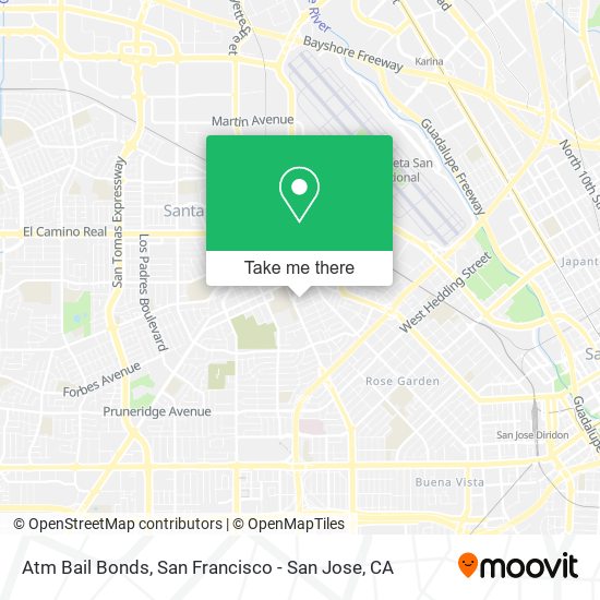 Atm Bail Bonds map