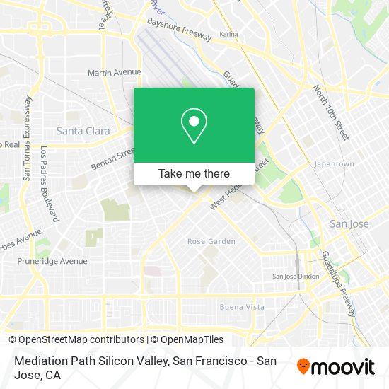 Mapa de Mediation Path Silicon Valley