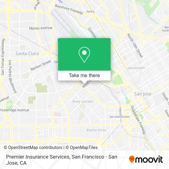 Premier Insurance Services map