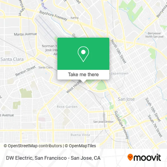 Mapa de DW Electric