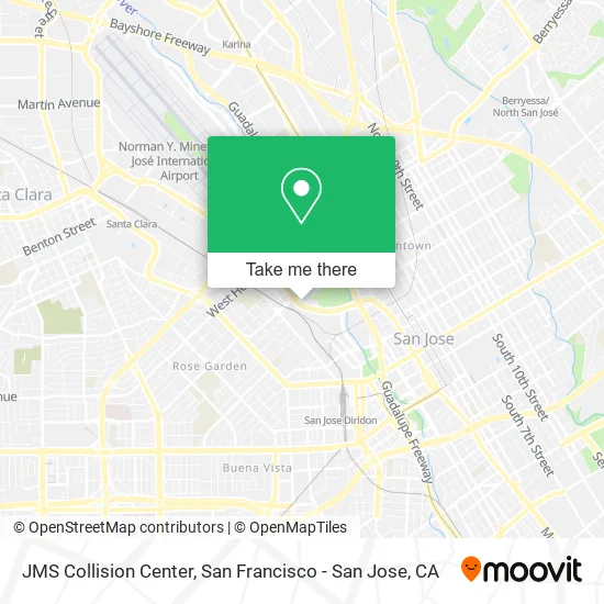 Mapa de JMS Collision Center