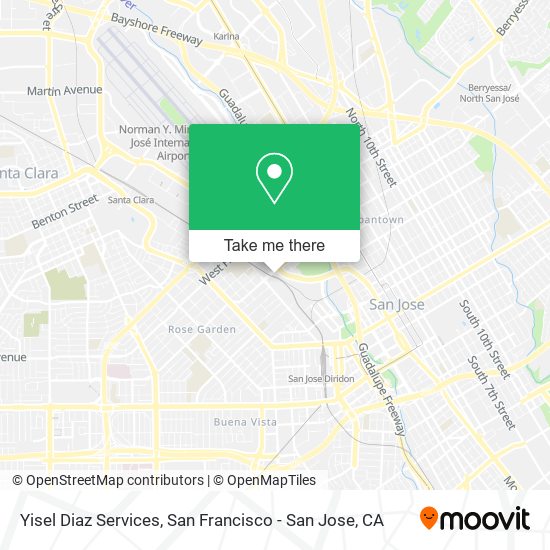 Yisel Diaz Services map