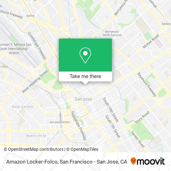 Amazon Locker-Folco map