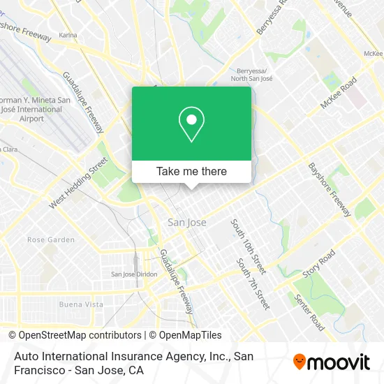 Auto International Insurance Agency, Inc. map