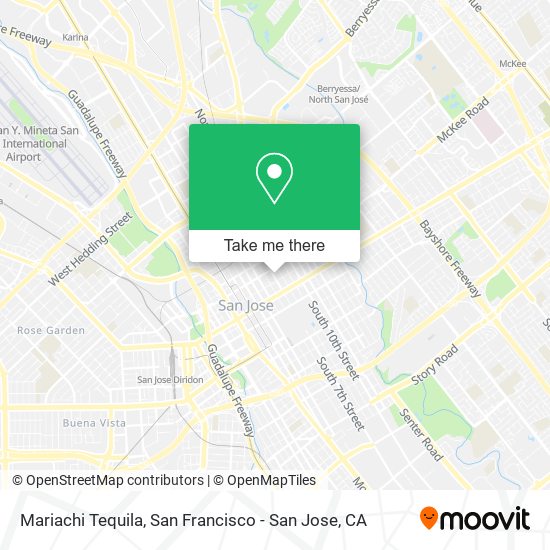 Mariachi Tequila map