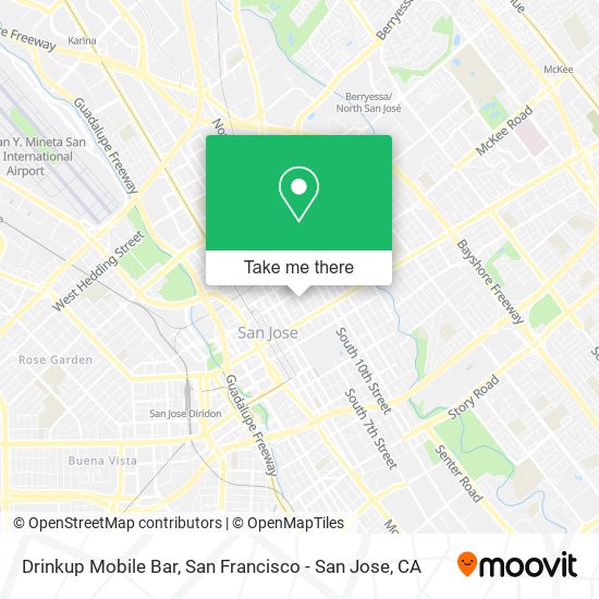 Drinkup Mobile Bar map