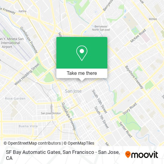 SF Bay Automatic Gates map