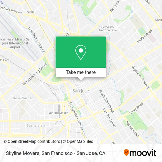Mapa de Skyline Movers