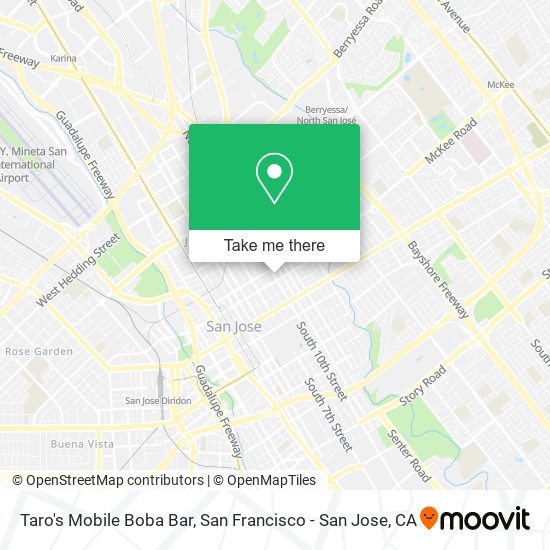 Taro's Mobile Boba Bar map