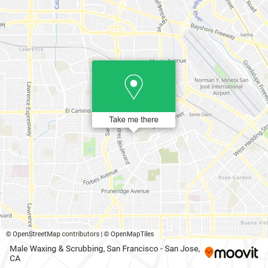 Male Waxing & Scrubbing map
