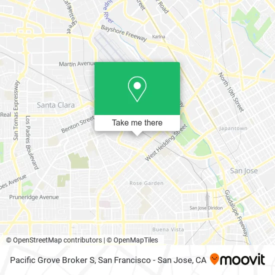 Mapa de Pacific Grove Broker S