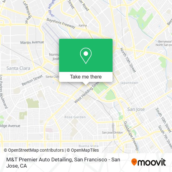 M&T Premier Auto Detailing map