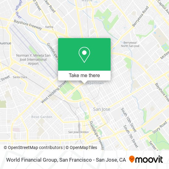 World Financial Group map