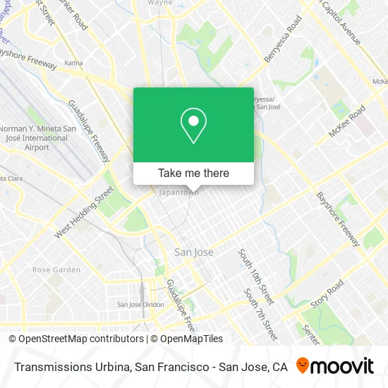 Transmissions Urbina map