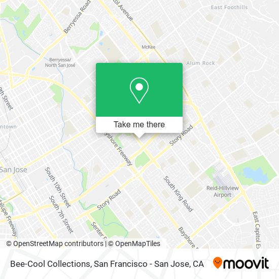 Bee-Cool Collections map