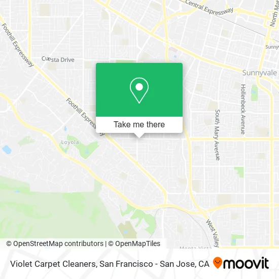 Mapa de Violet Carpet Cleaners