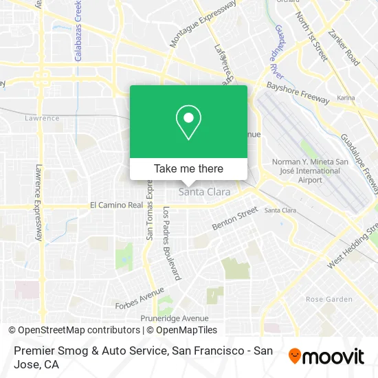 Premier Smog & Auto Service map