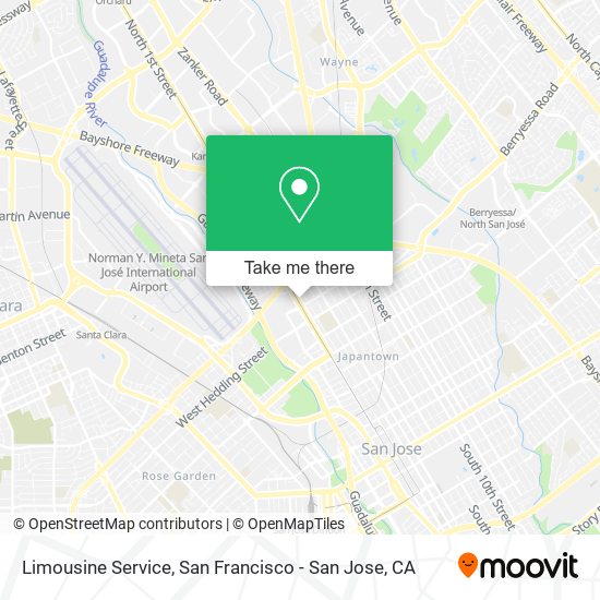 Mapa de Limousine Service