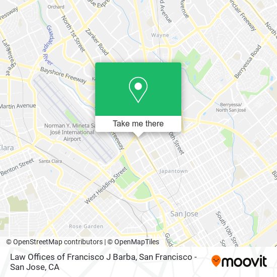 Mapa de Law Offices of Francisco J Barba