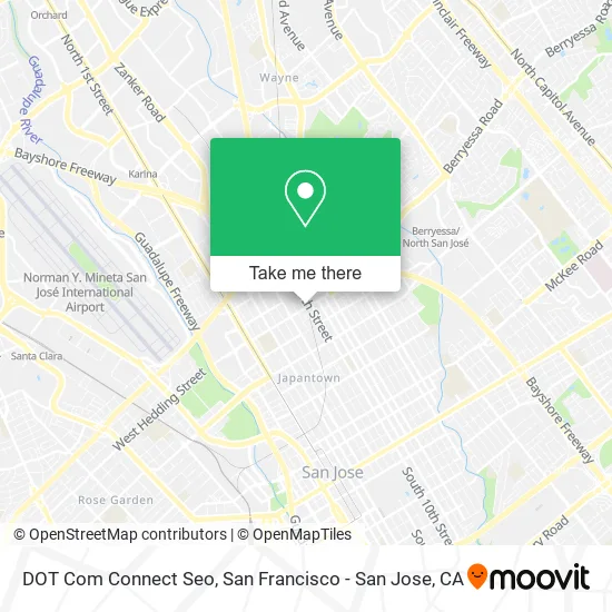 DOT Com Connect Seo map