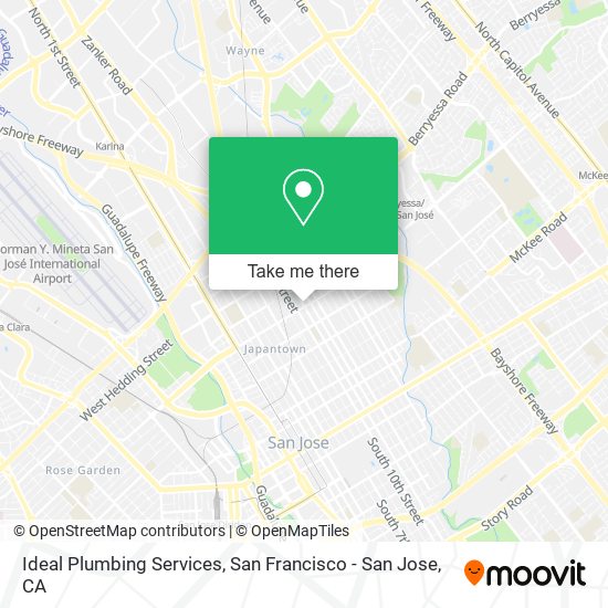 Ideal Plumbing Services map