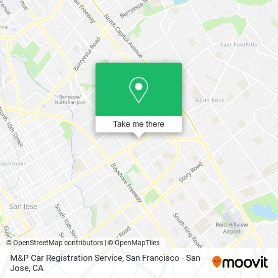 M&P Car Registration Service map