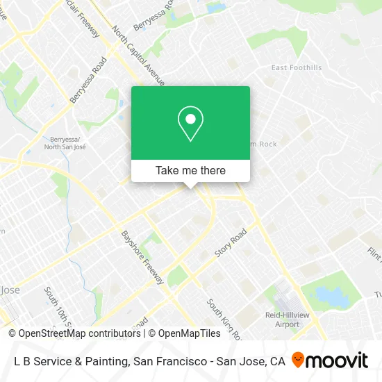 L B Service & Painting map