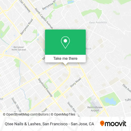 Qtee Nails & Lashes map