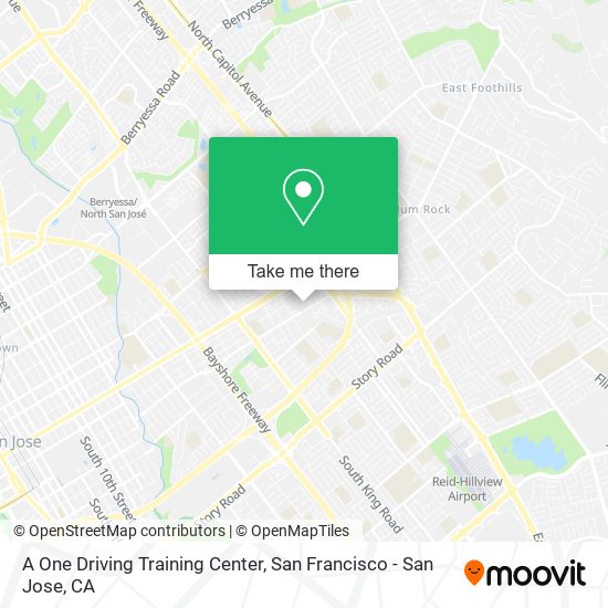 A One Driving Training Center map