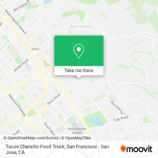 Mapa de Tacos Chencho Food Truck