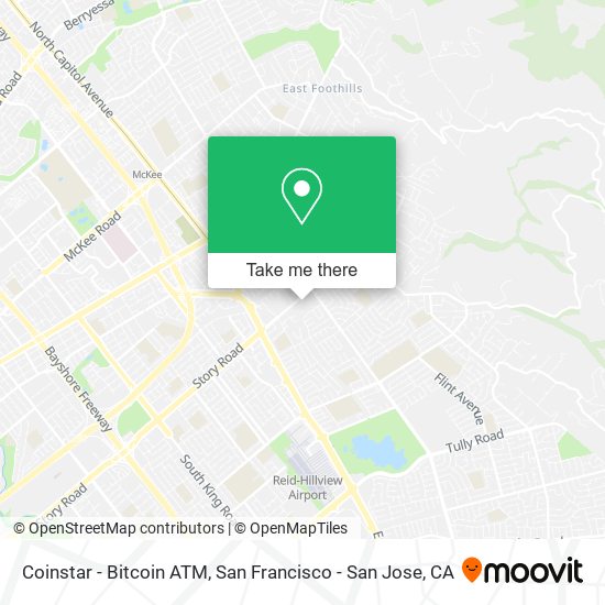 Mapa de Coinstar - Bitcoin ATM