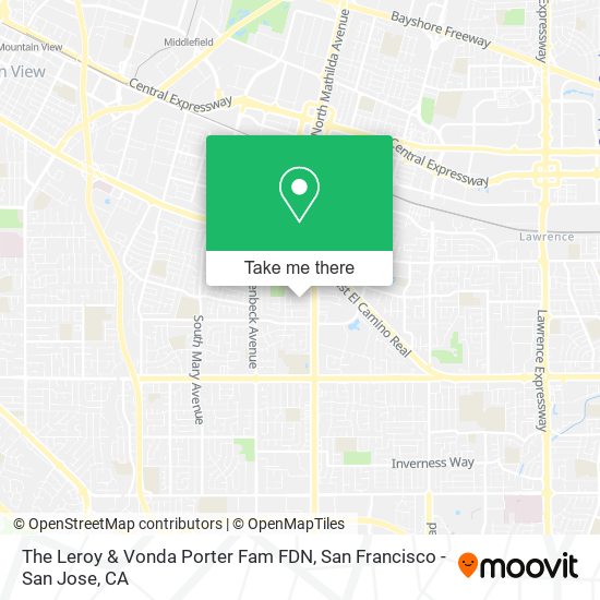 The Leroy & Vonda Porter Fam FDN map