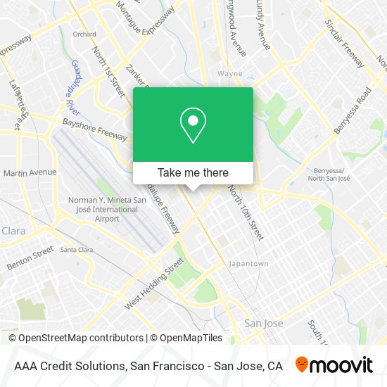 AAA Credit Solutions map