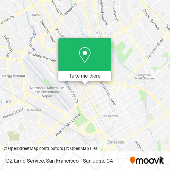 DZ Limo Service map