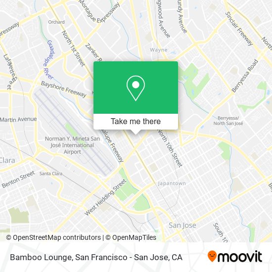 Bamboo Lounge map