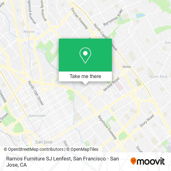 Ramos Furniture SJ Lenfest map