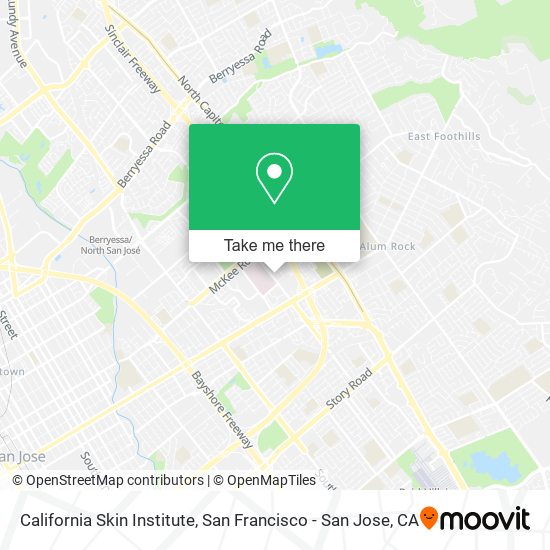 Mapa de California Skin Institute