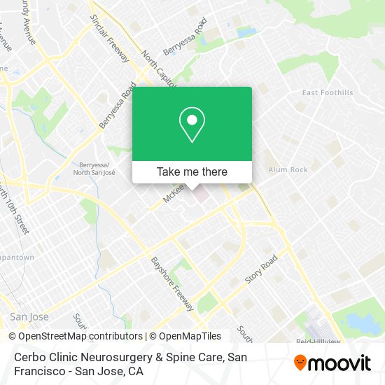 Cerbo Clinic Neurosurgery & Spine Care map
