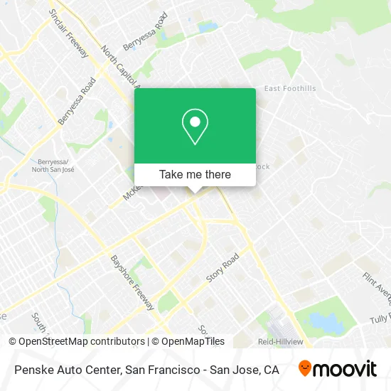 Penske Auto Center map