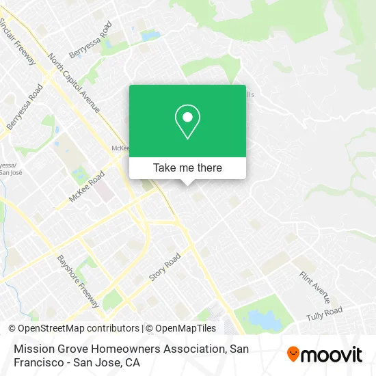 Mapa de Mission Grove Homeowners Association