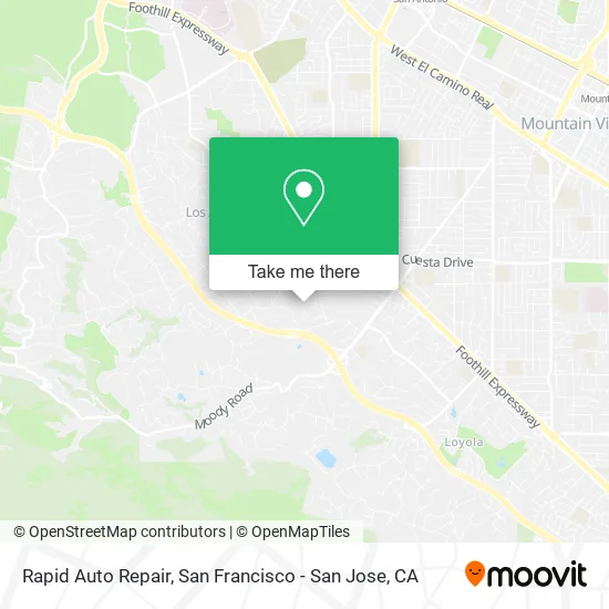 Rapid Auto Repair map