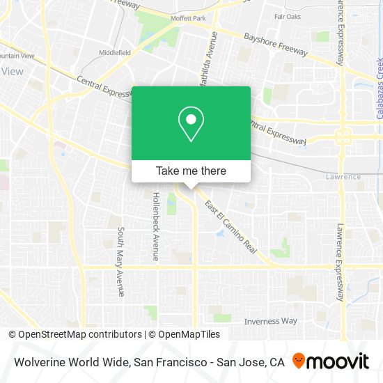 Mapa de Wolverine World Wide