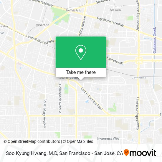 Mapa de Soo Kyung Hwang, M.D